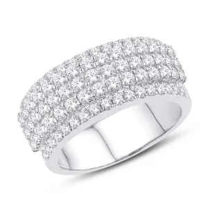 10 Karat White Gold 2.36 Carat Diamonds Classic Men's Ring-0325995-WG