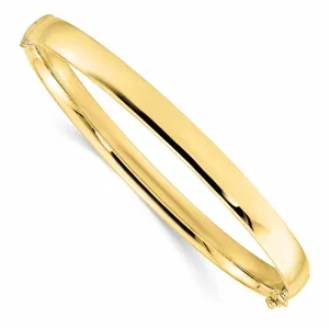 10k Yellow Gold 5.9mm Bangle