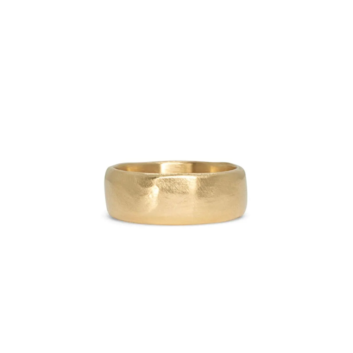 18K Smooth Cigar Band - Wide