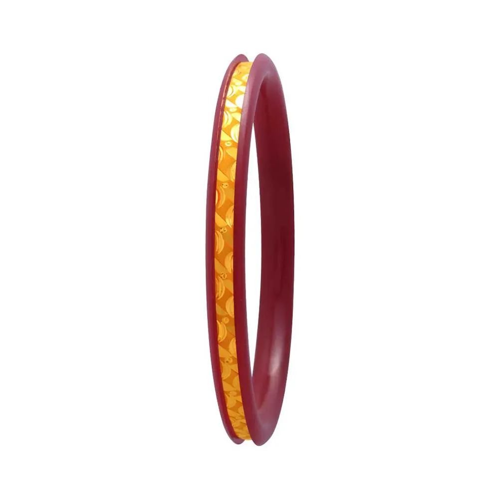 22k Abstract Gold Designed Pola Bangle