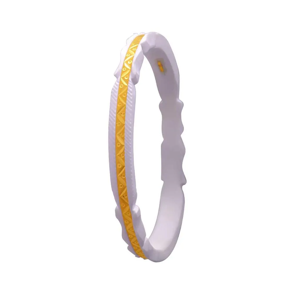 22k Simple Designed Sankha Bangle For Women