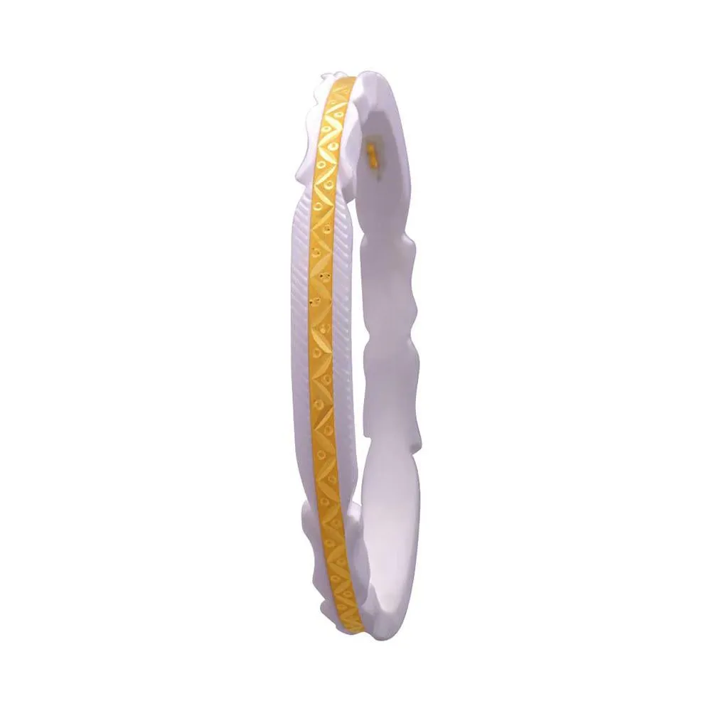 22k Simple Designed Sankha Bangle For Women