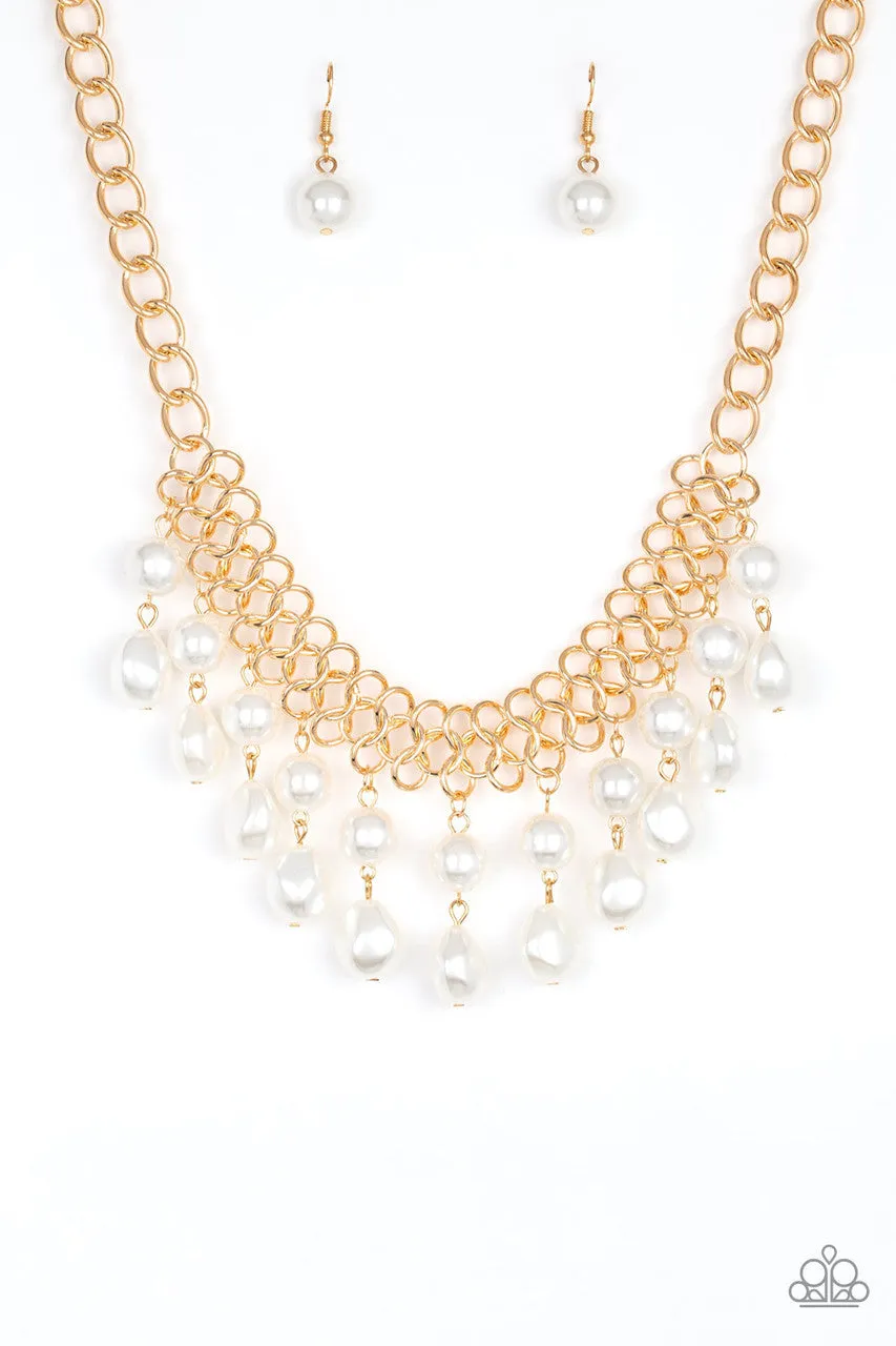 5th Avenue Fleek Gold Paparazzi Necklace