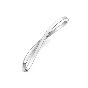 9K White Gold Bangle