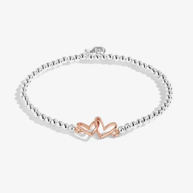 A Little Best Bestie Silver 15.5cm Stretch Bracelet C558