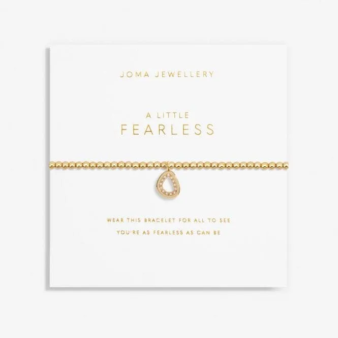 A Little Fearless Gold Plated 17.5cm Stretch Bracelet 6983