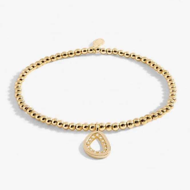 A Little Fearless Gold Plated 17.5cm Stretch Bracelet 6983