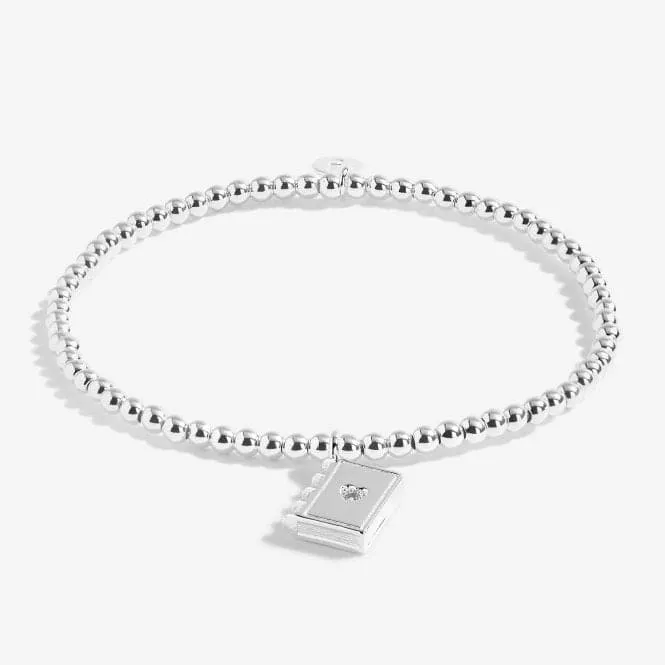 A Little New Chapter Silver 17.5cm Stretch Bracelet 5231