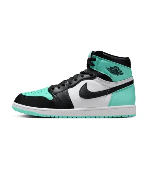 Air Jordan 1 Retro High Og - White / Black / Green Glow