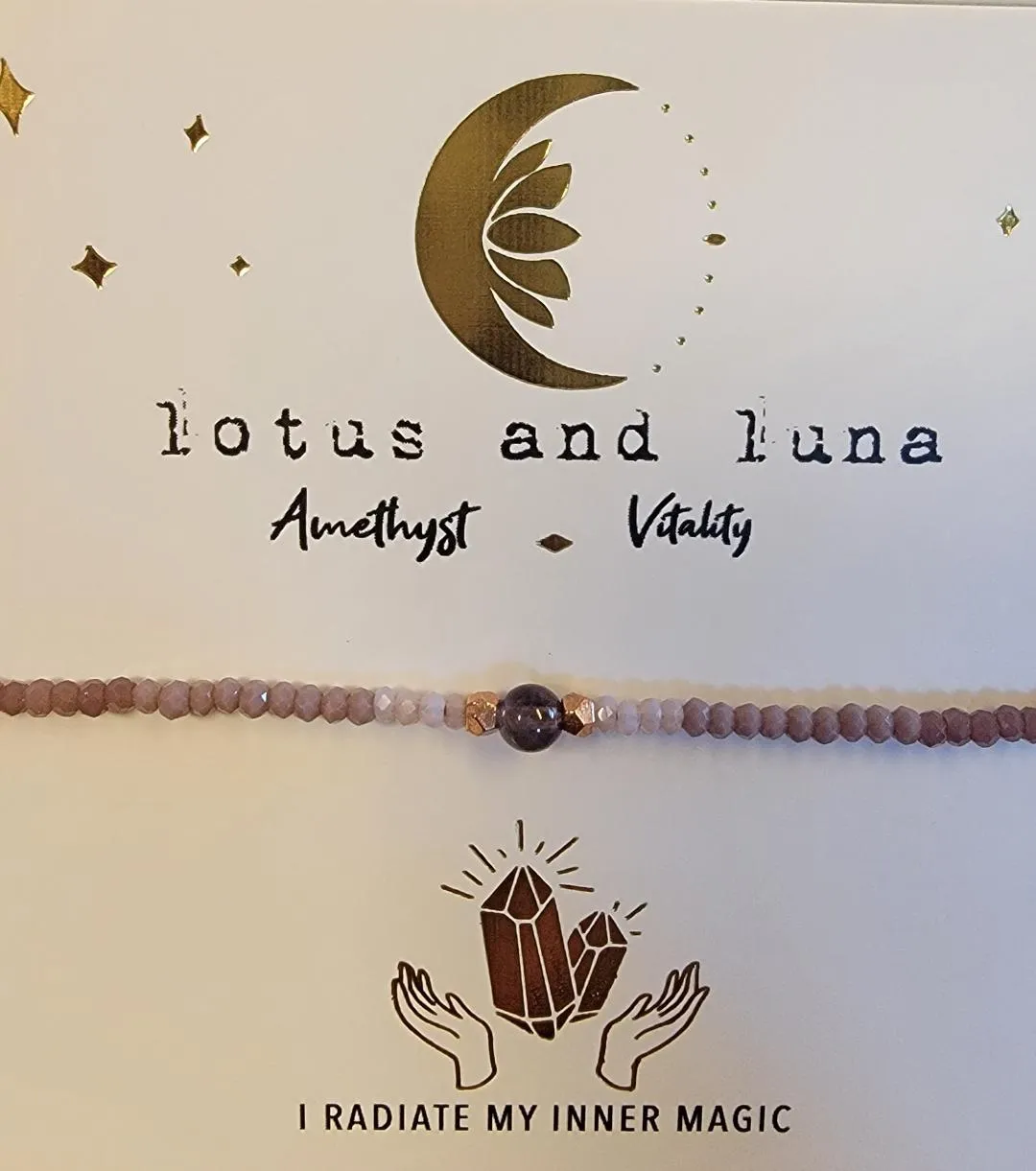 Amethyst Goddess Bracelet