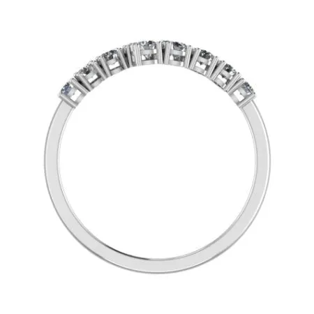 Anthea Split Bar Trendy Moissanite Wedding Ring