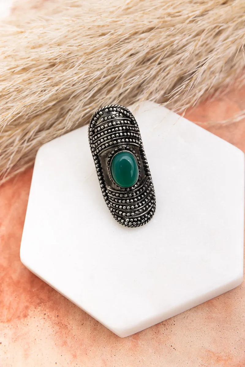 Antique Turquoise Adornment Vintage Ring