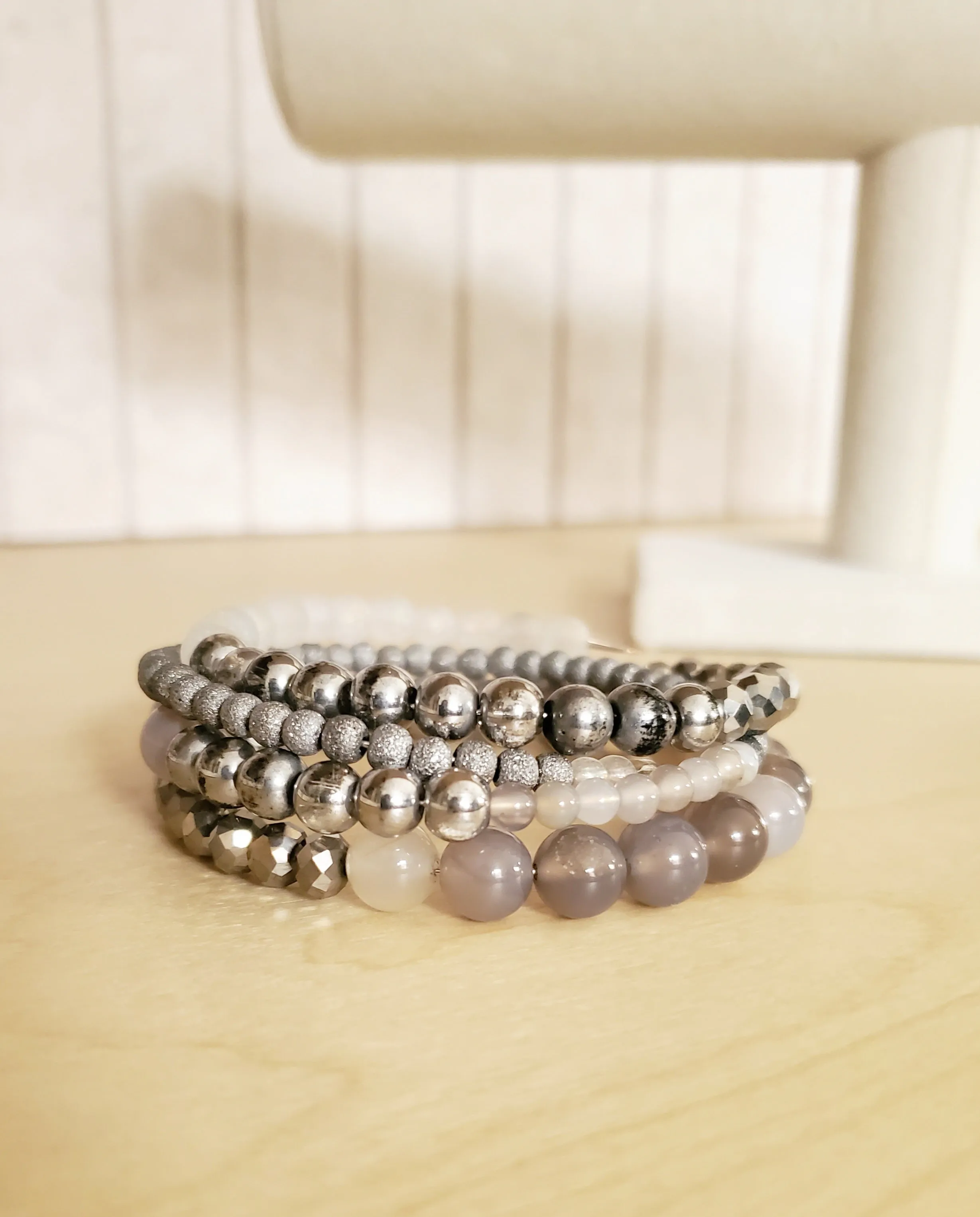 Beaded Coil Bracelets - Various Styles