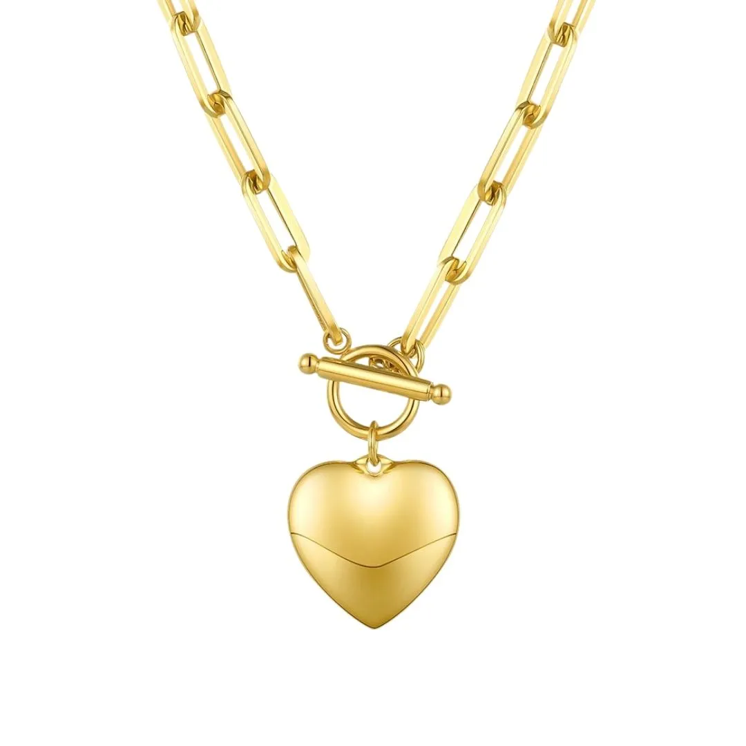 Bisi - Chunky Heart Necklace