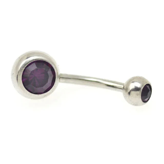 Body Piercing Jewelry Silver Color  Bar Ball Barbell Belly Navel Button Ring