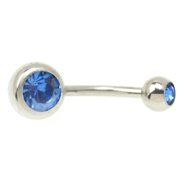 Body Piercing Jewelry Silver Color  Bar Ball Barbell Belly Navel Button Ring