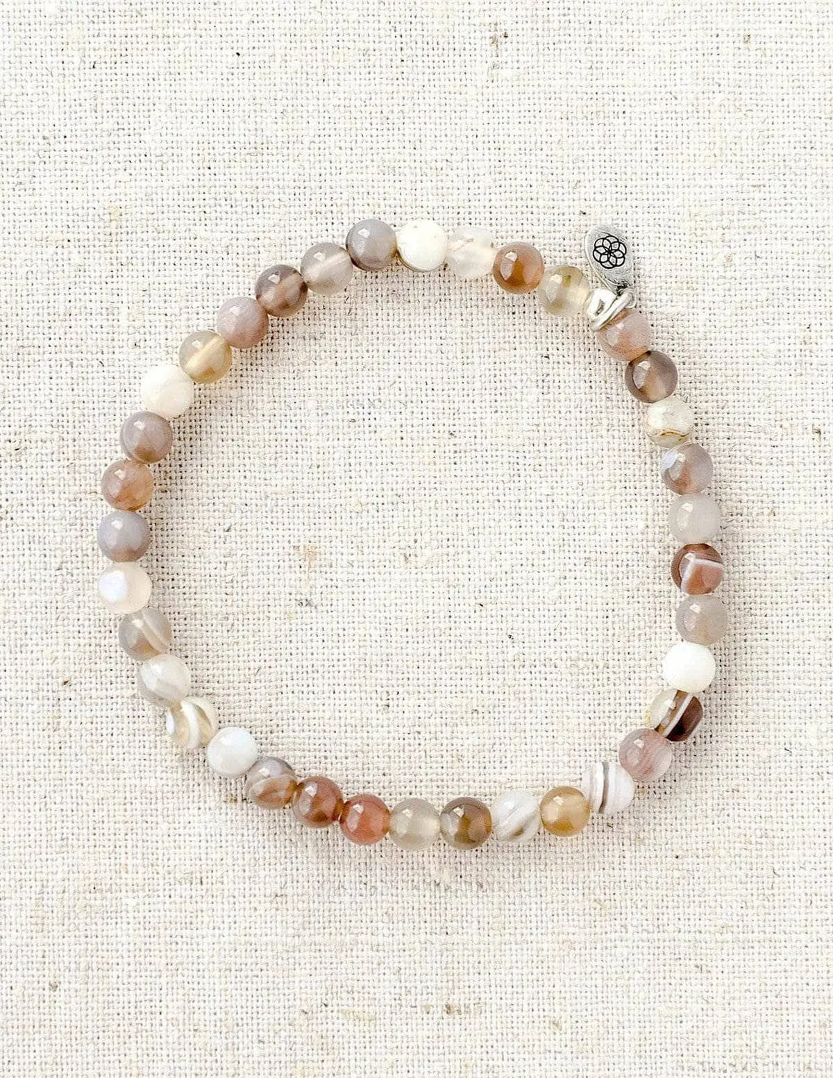 Botswana Agate Mini Gemstone Bracelet