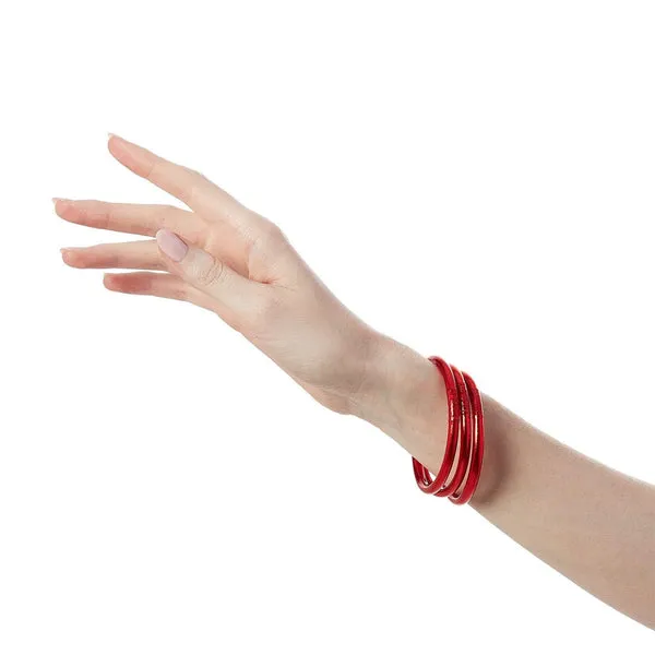 BuDhaGirl Crimson All Weather Bangles