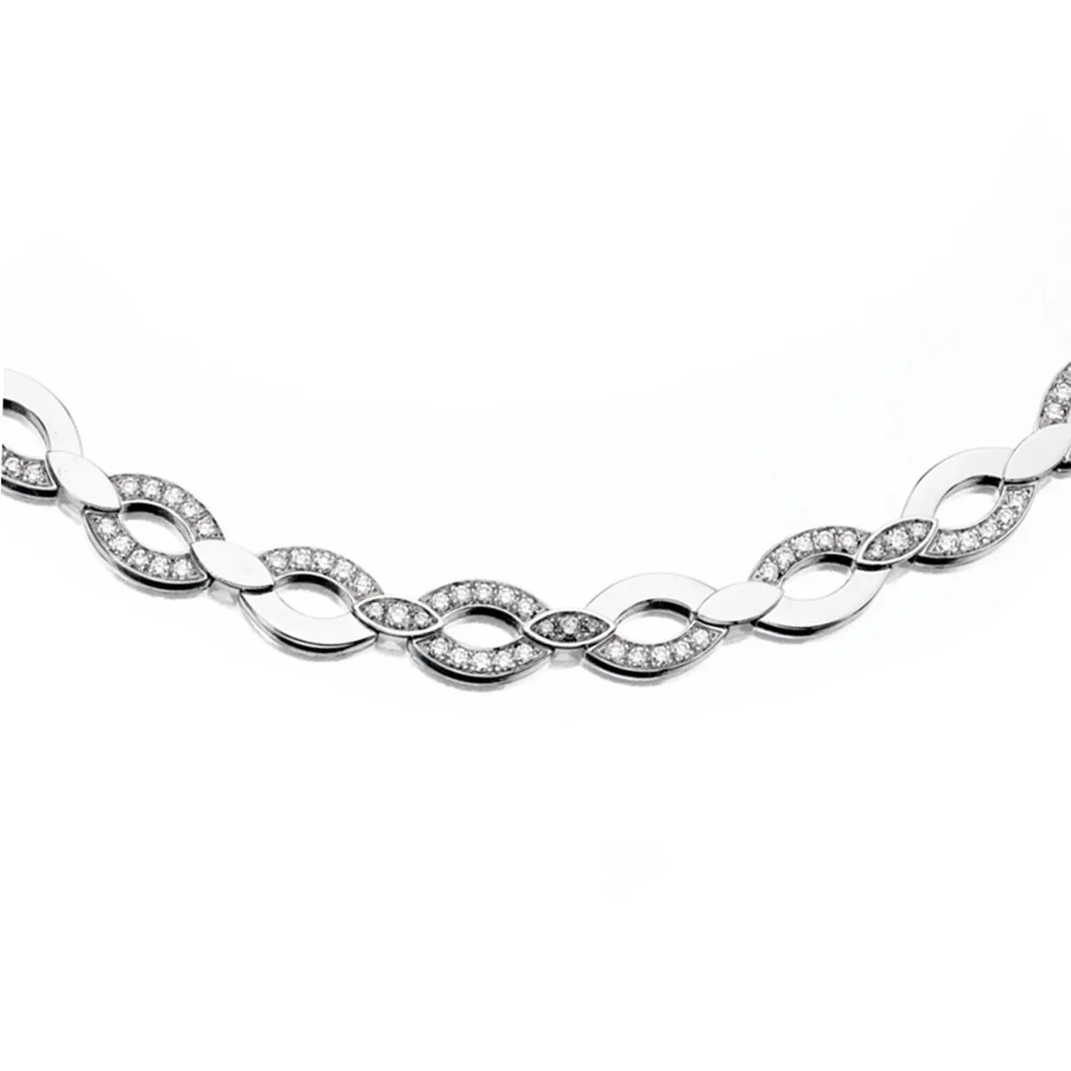 Cartier Diadea Diamond White Gold Necklace