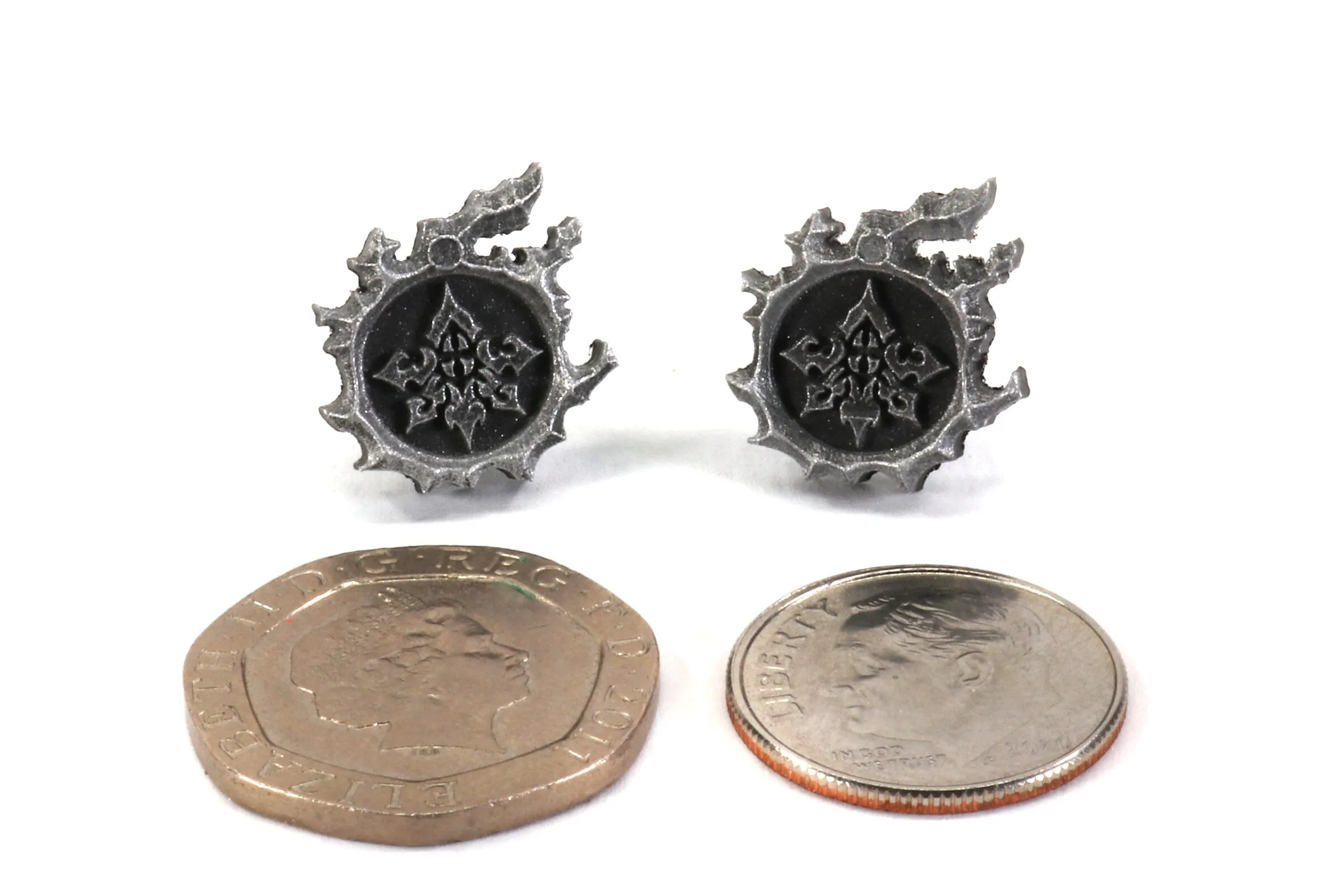 Dalamud Legacy Coin Earrings Pair - FFXIV