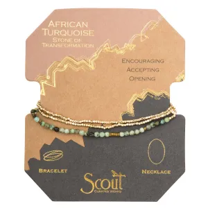 Delicate Scout Wrap - African Turquoise