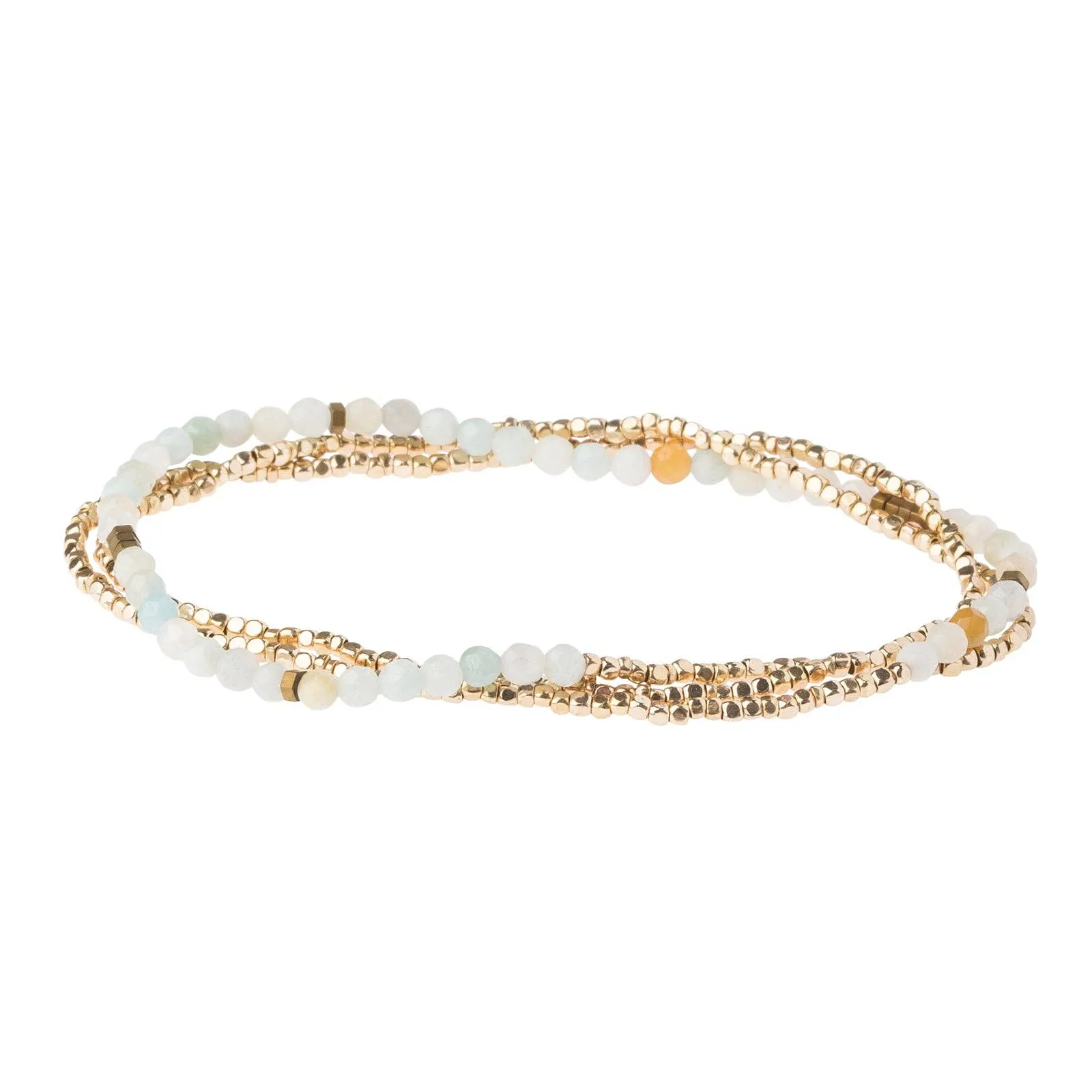 Delicate Scout Wrap - Amazonite / Gold