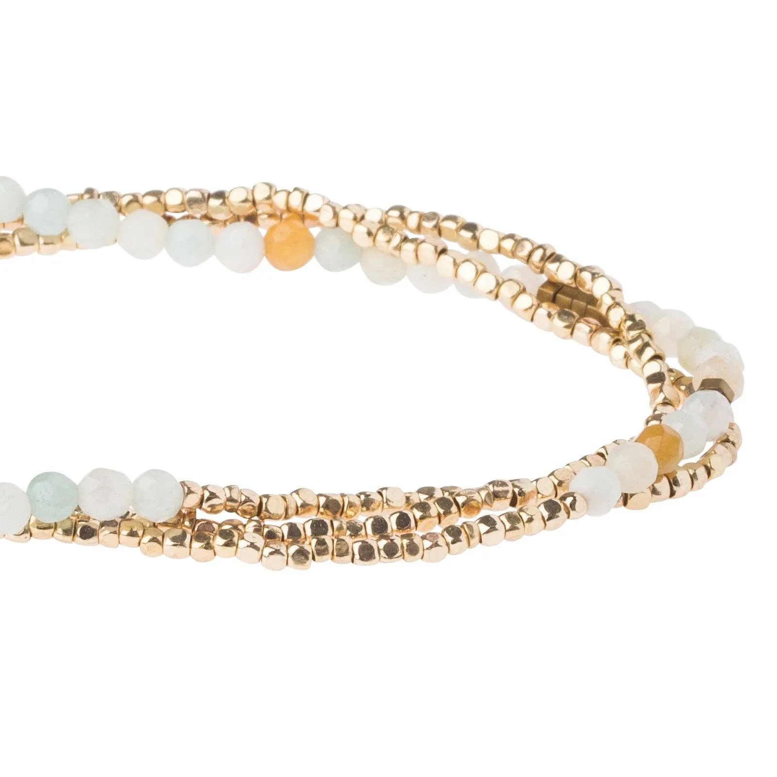 Delicate Scout Wrap - Amazonite / Gold