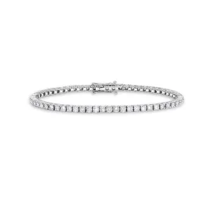 Diamond Tennis Bracelet (2.00 ct.) 4-Prongs Setting - Made in Italy