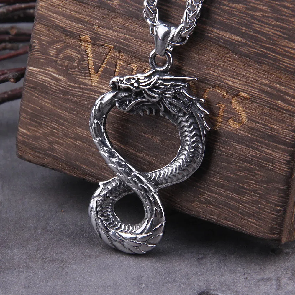 Dragon Snake Viking Necklace