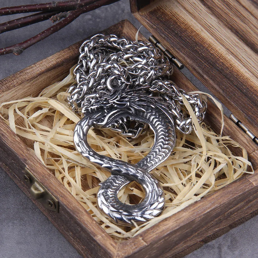 Dragon Snake Viking Necklace