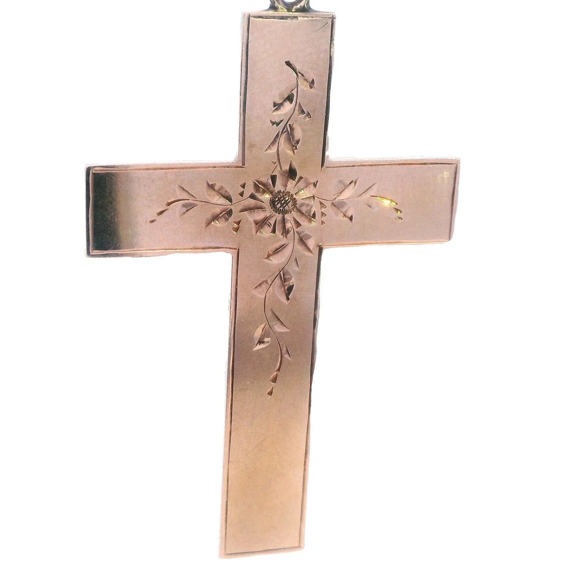 Exquisite 9ct Yellow Gold Cross Pendant - Timeless Elegance & Craftsmanship