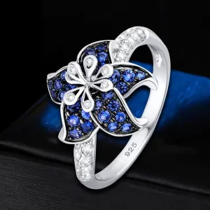 Fashion Trendy Jewelry S925 Rings For Women Cubic Zirconia Charms Bridal Wedding Engagement White Gold Color Ring Drop Shipping