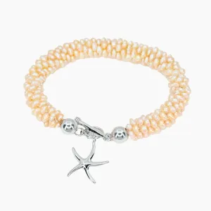 Freshwater Pearl Starfish Bracelet