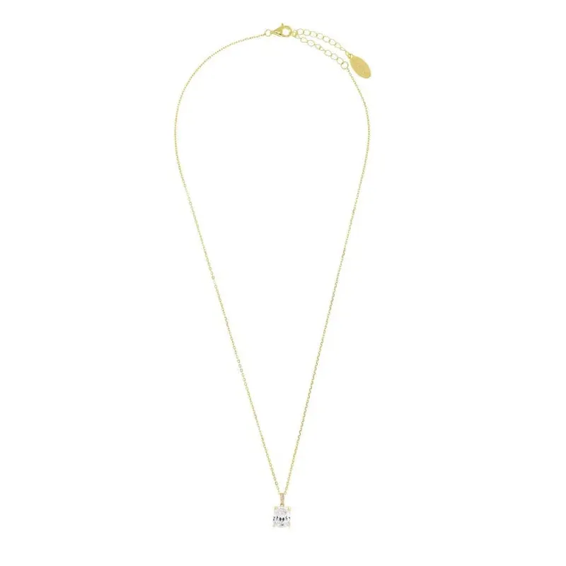 Georgini Sydney Soiree Elaine Cushion Cut Pendant - Gold