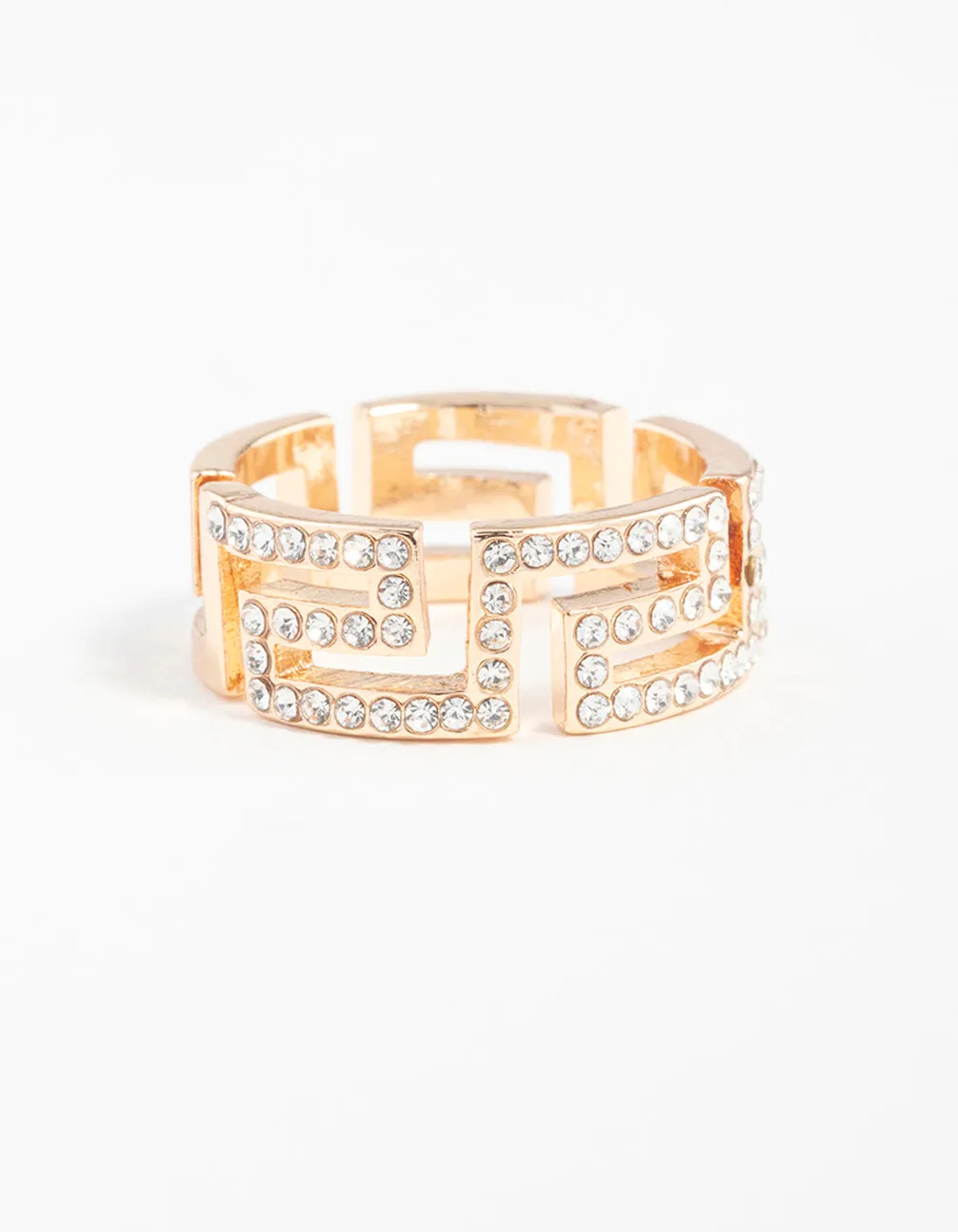 Gold Diamante Egyptian Ring