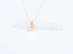 Gold Fill Monogram Stamped Pendant