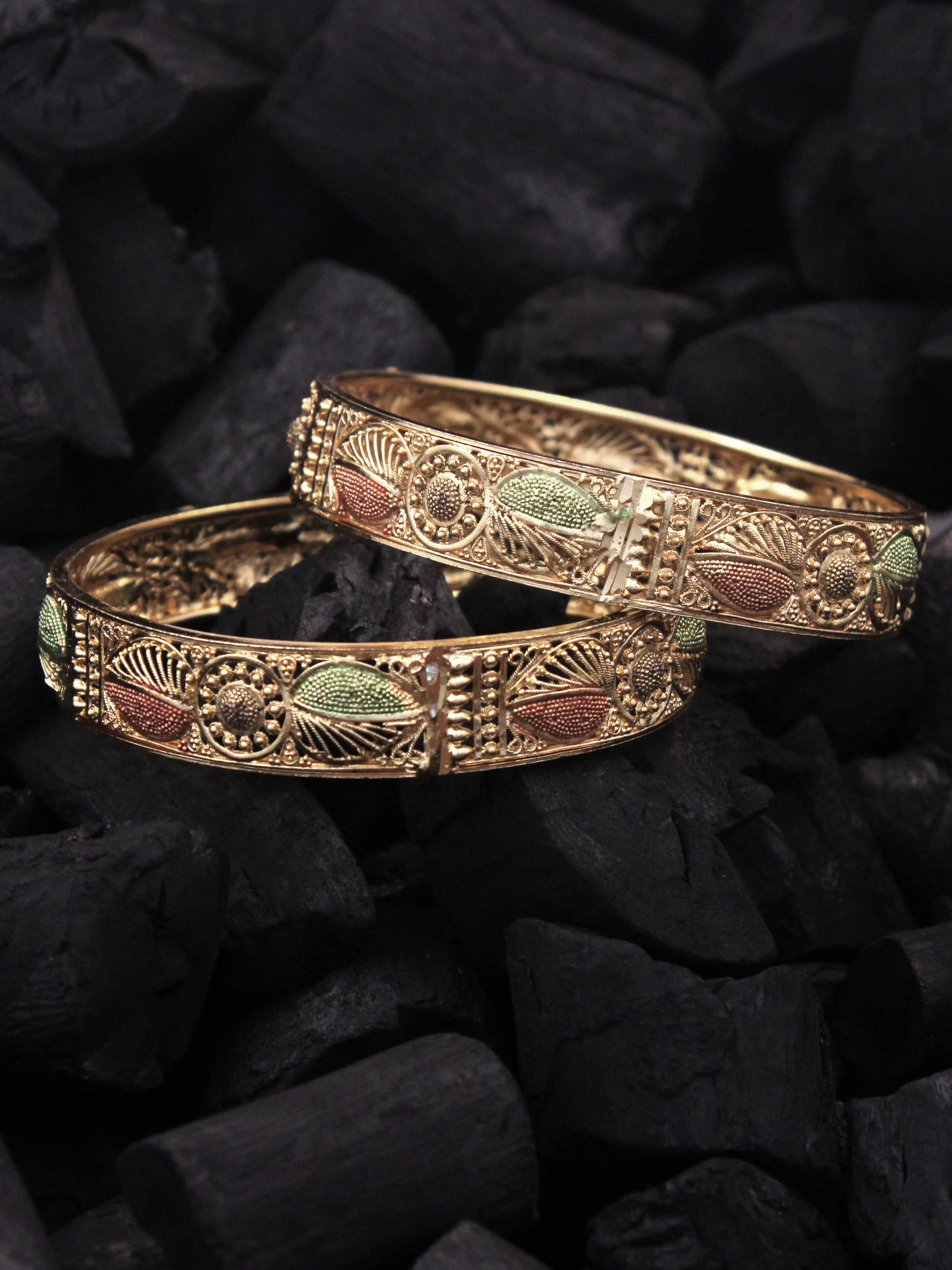 Gold Forming Bangles for Women