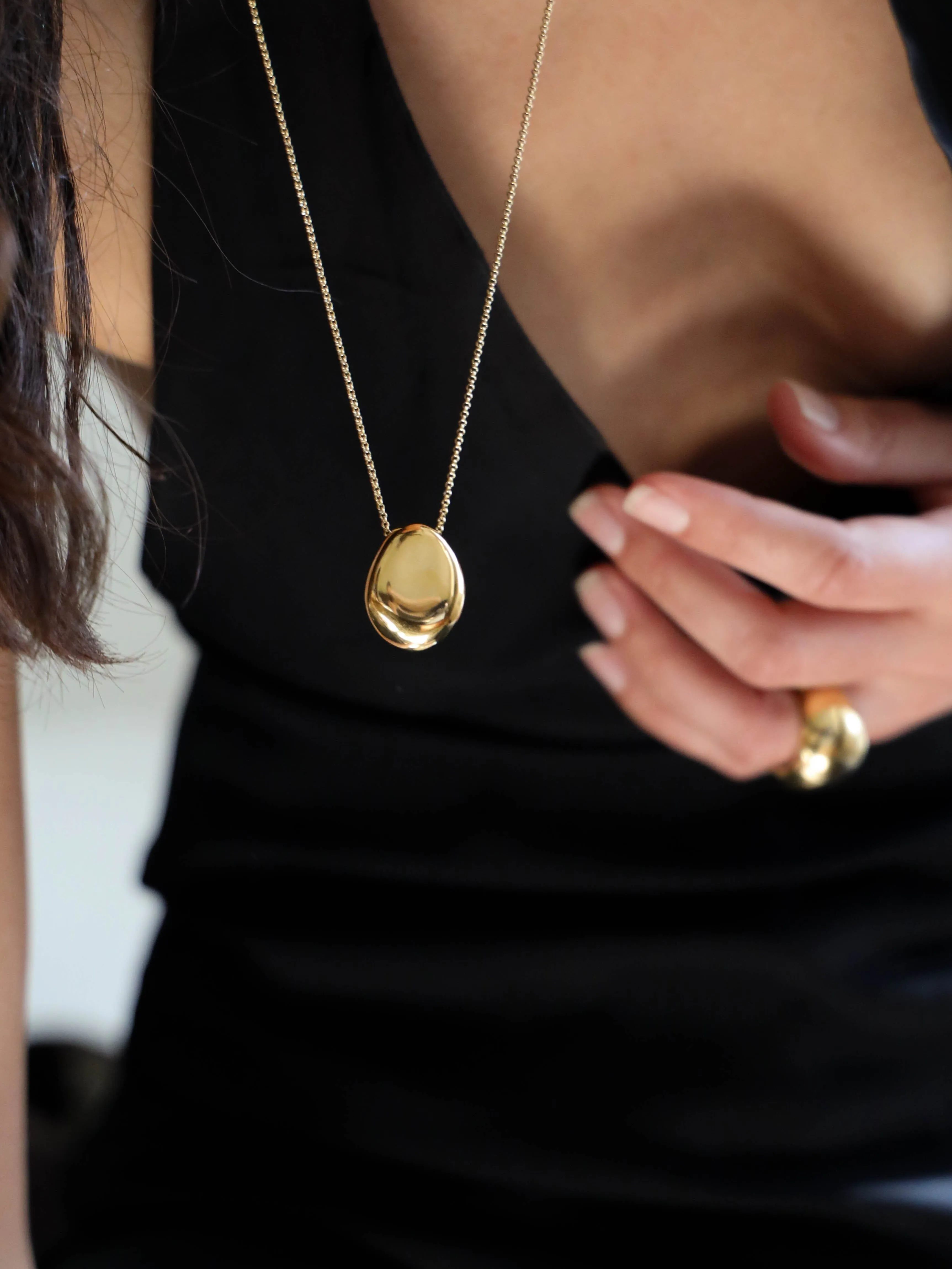 Gold Orb Necklace