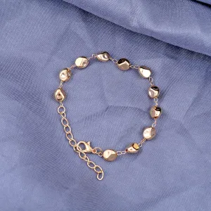 Gold Plated Tiny Circle Bracelet