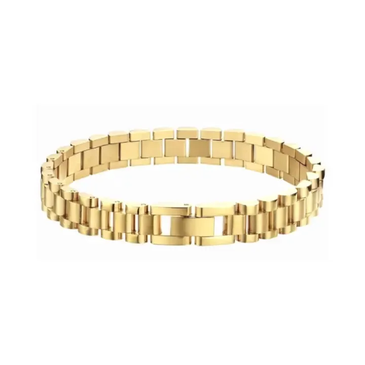 Gold Watchband Bracelet