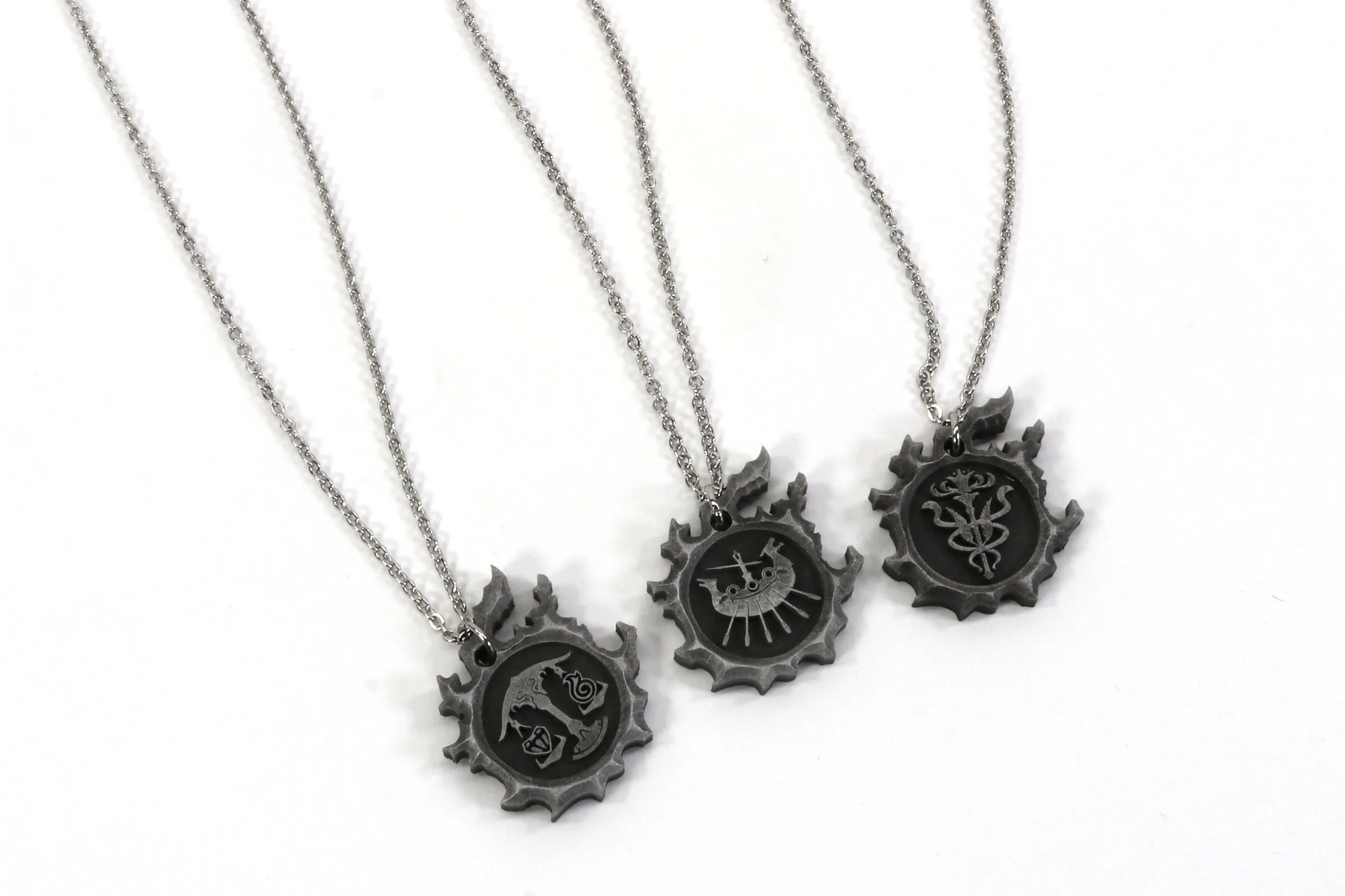 Grand Company Locket Necklaces - FFXIV