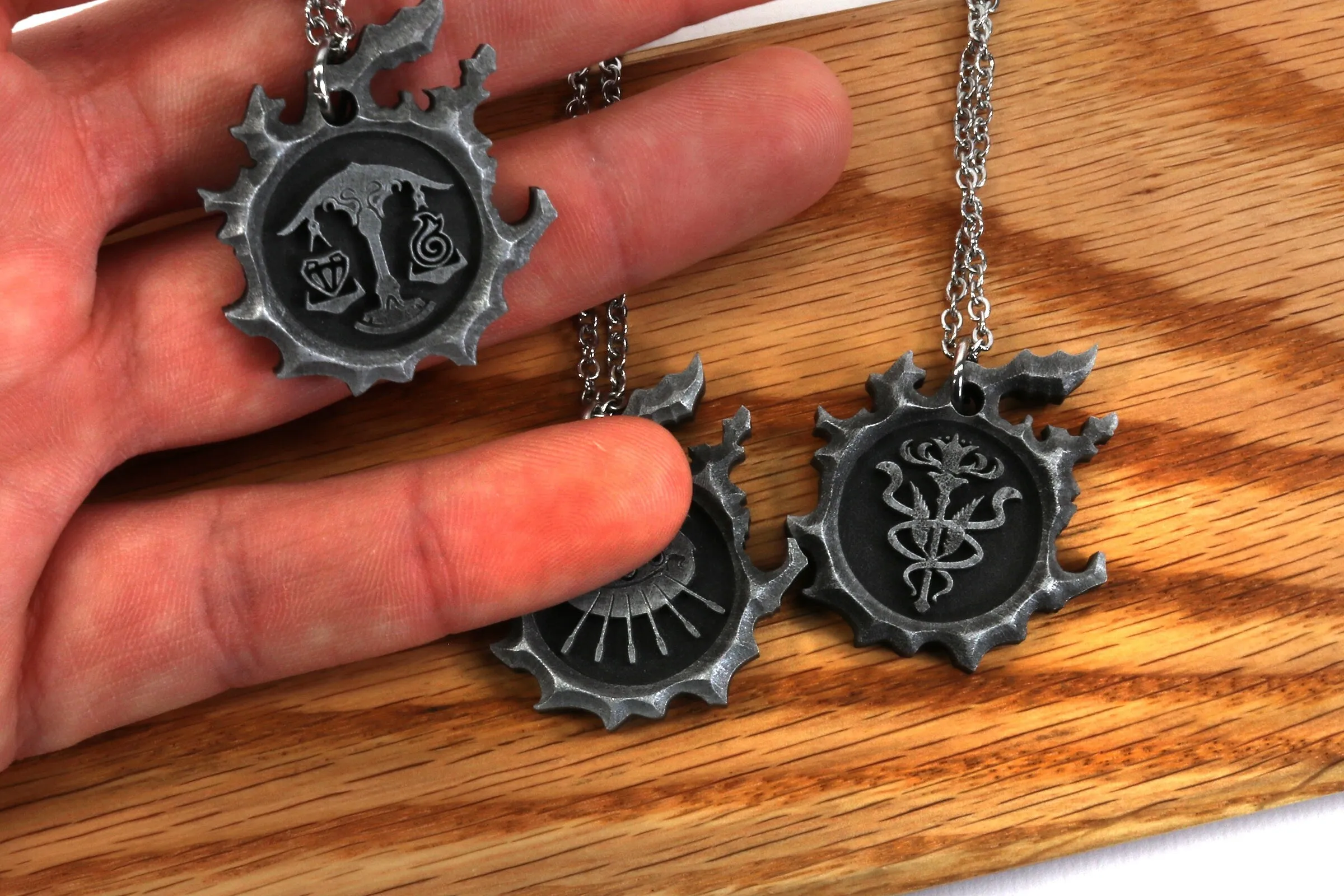 Grand Company Locket Necklaces - FFXIV