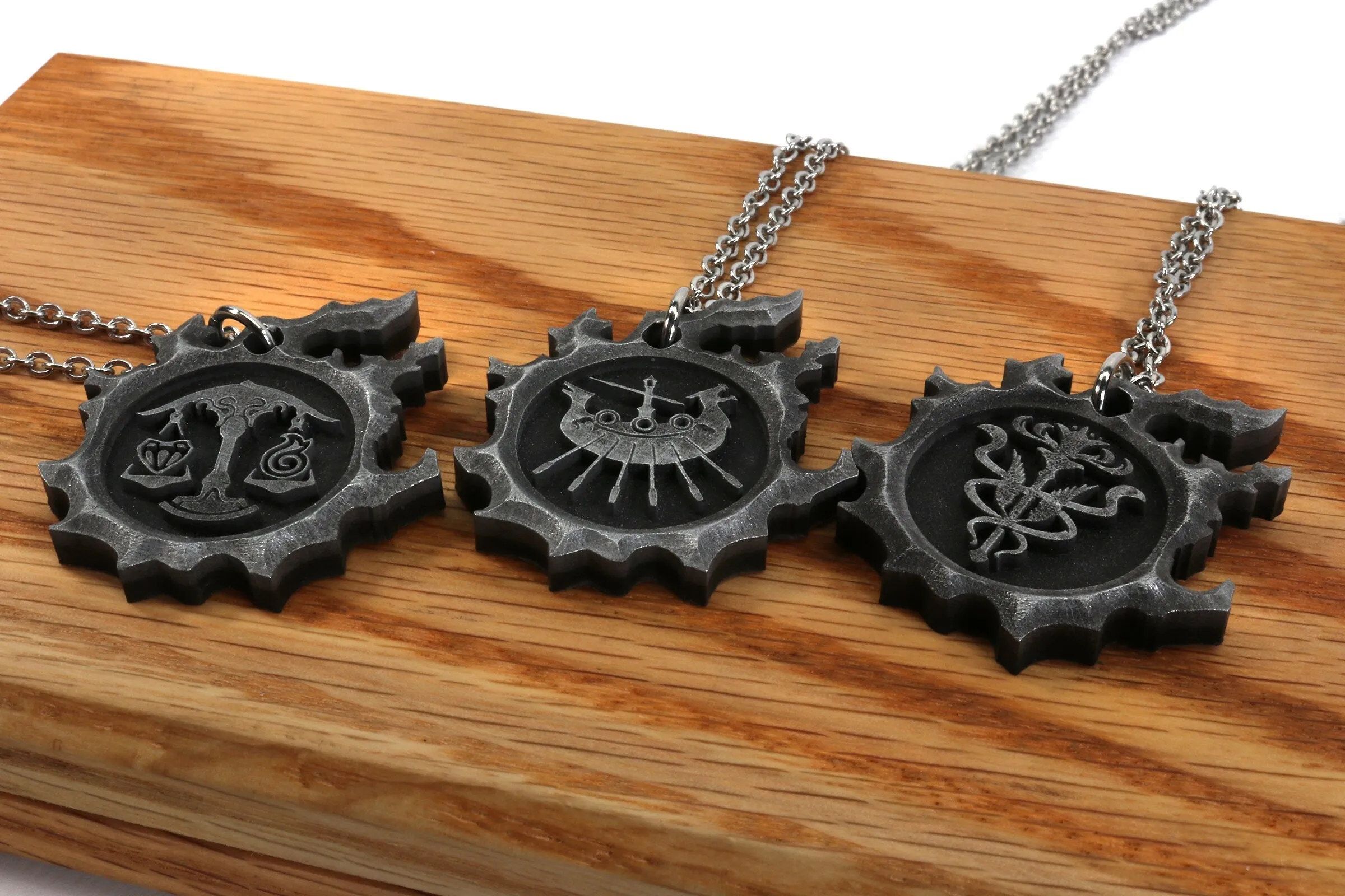 Grand Company Locket Necklaces - FFXIV