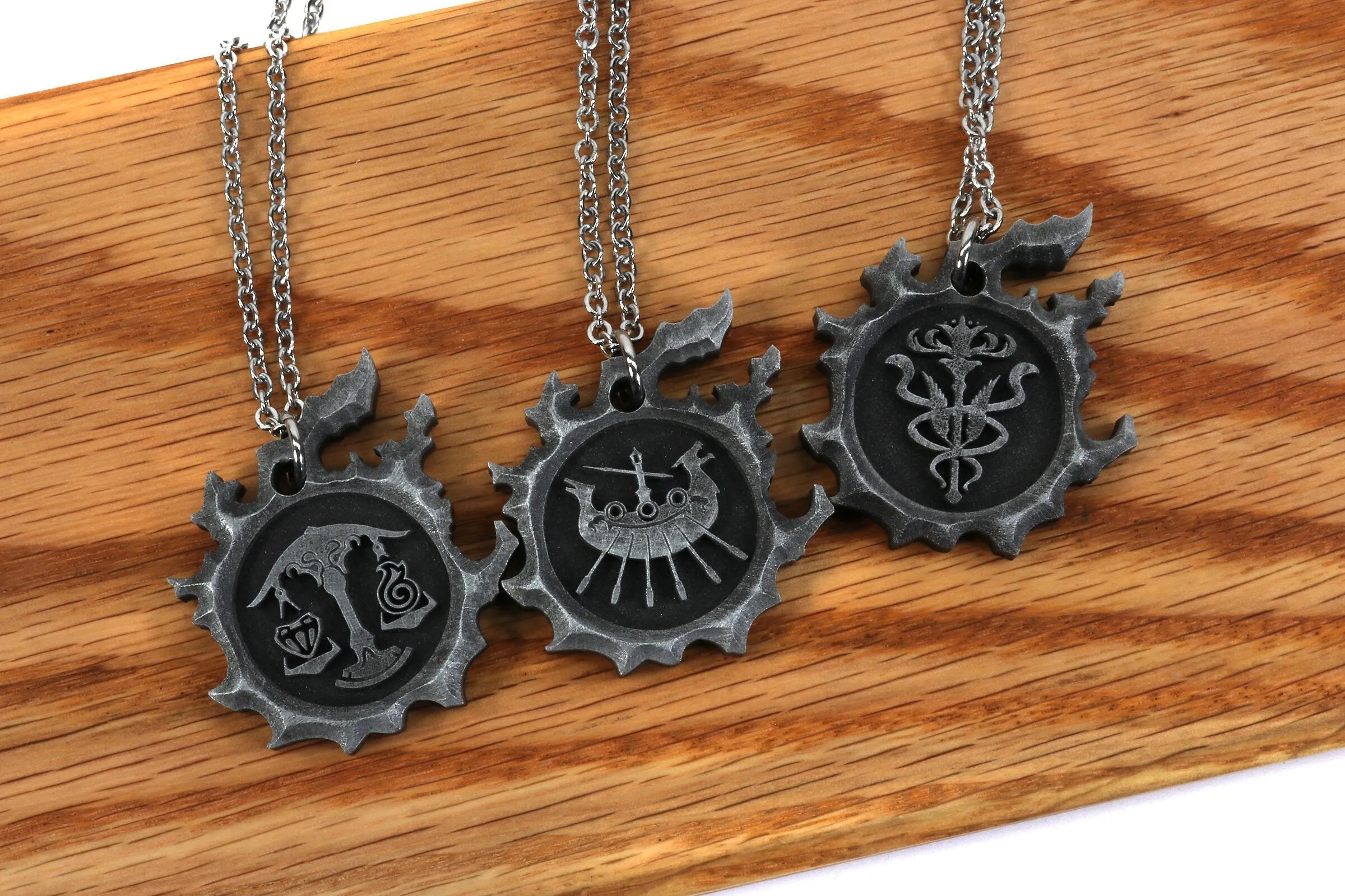 Grand Company Locket Necklaces - FFXIV