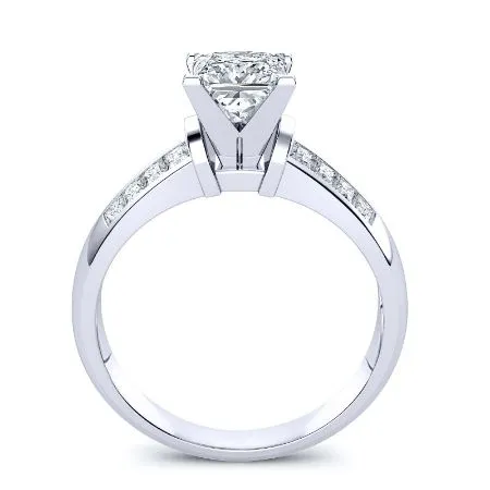 Heather - Princess Moissanite Engagement Ring