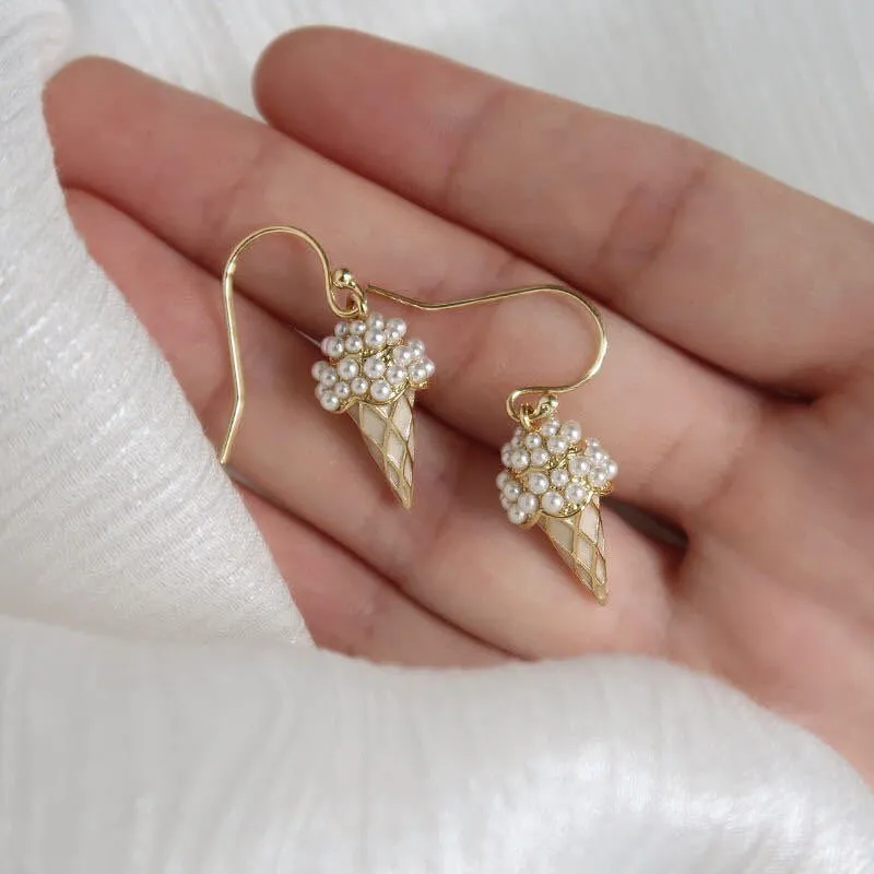 Ice Cream Cone Earrings