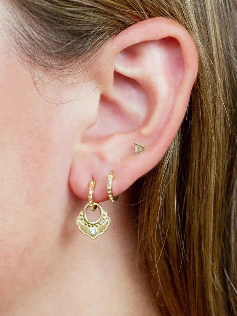 Karma Gold Earrings  - "Thoughtful Action"