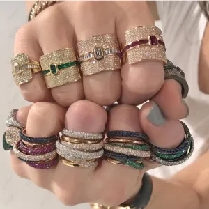 Luxury Statement Stackable Ring For Women