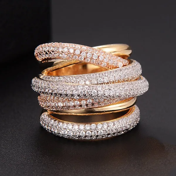 Luxury Statement Stackable Ring For Women