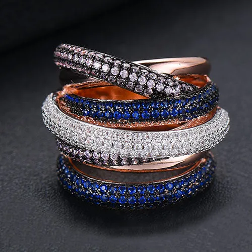 Luxury Statement Stackable Ring For Women